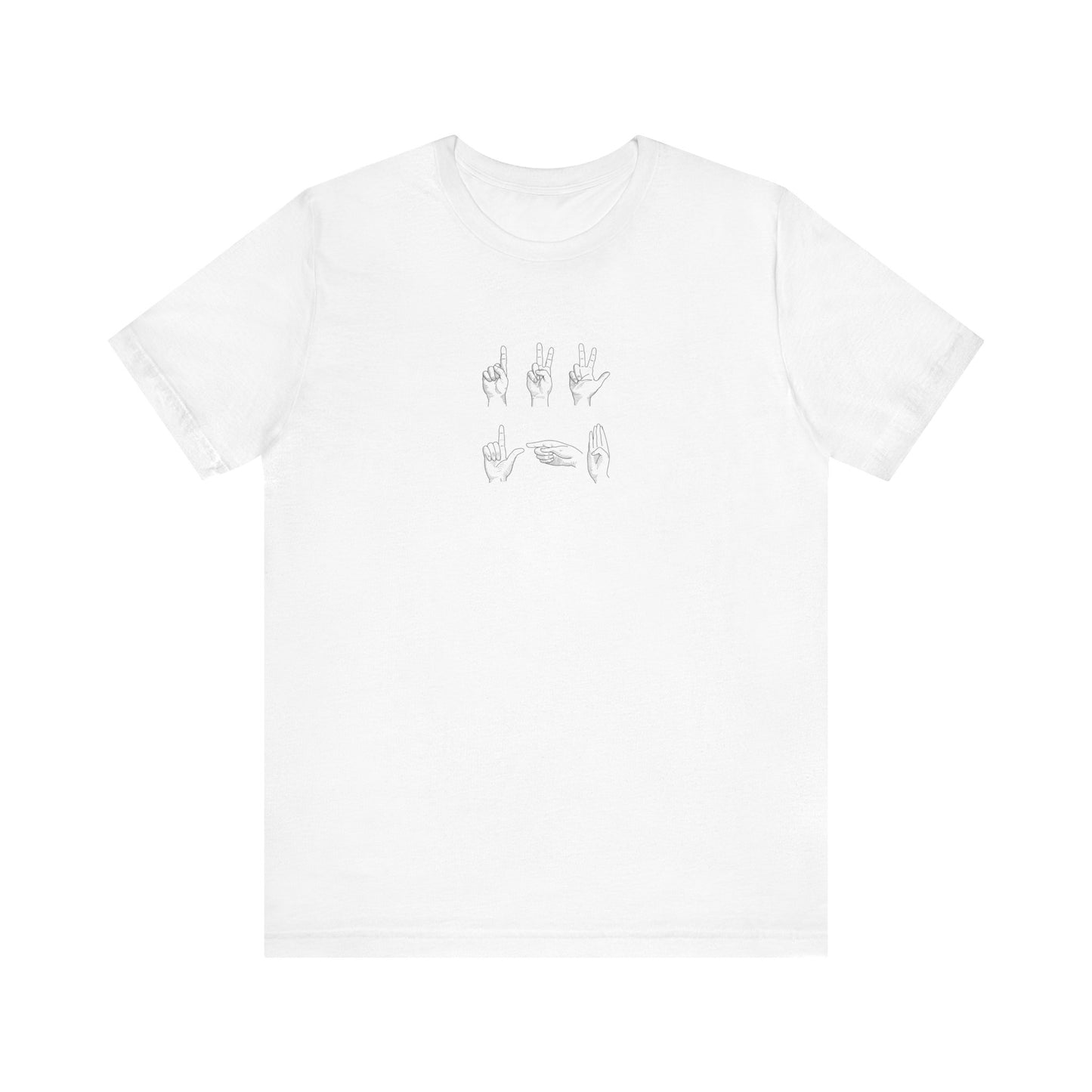 123 LGB ASL UNISEX Shirt Template