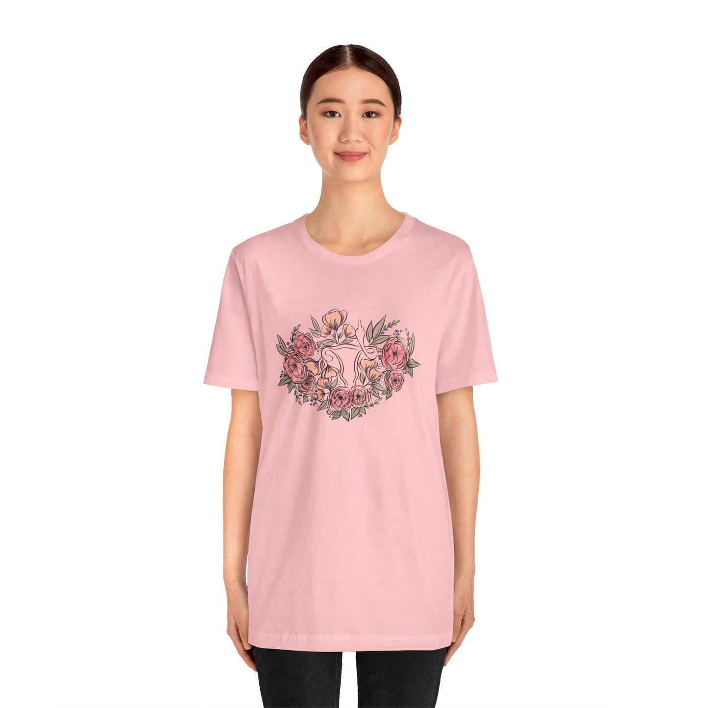 Floral Uterus Hand Drawn Unisex Size Shirt