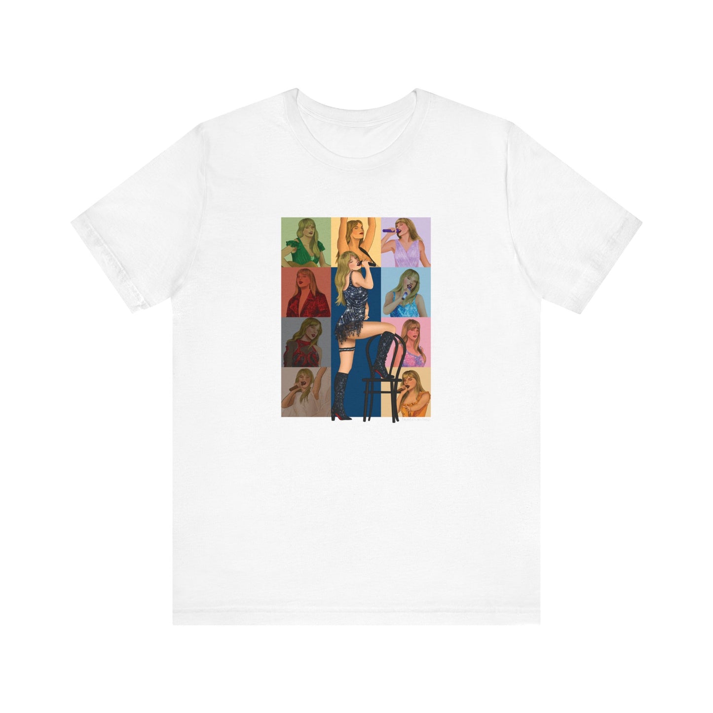 Poster Style Hand Drawn Tour Outfits UNISEX Shirt