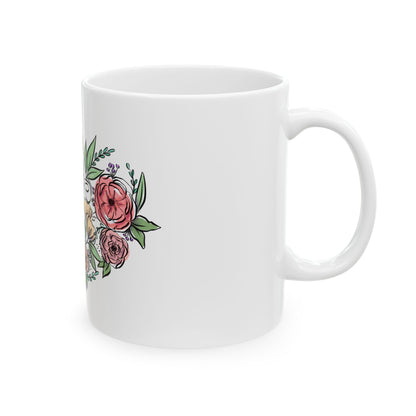 Floral Uterus Feminist Mug | Smash The Patriarchy | Women's Rights