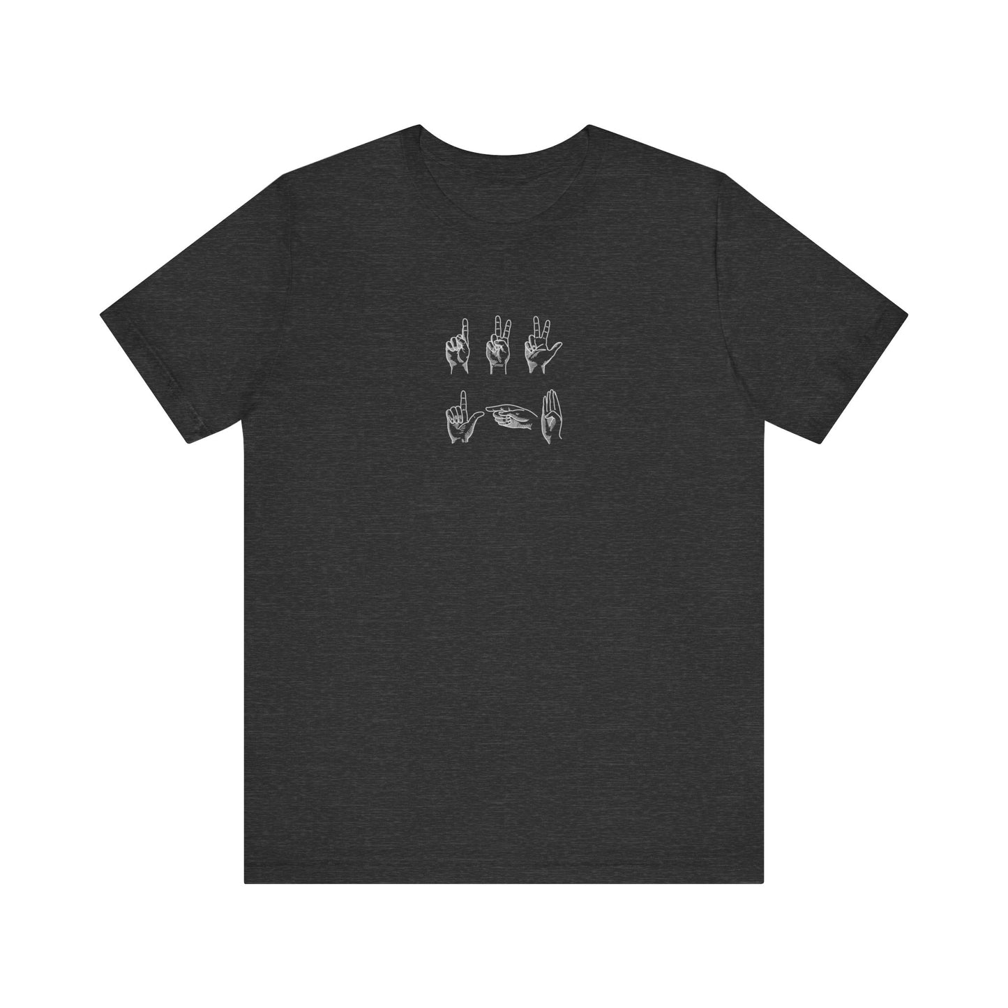 123 LGB ASL UNISEX Shirt Template