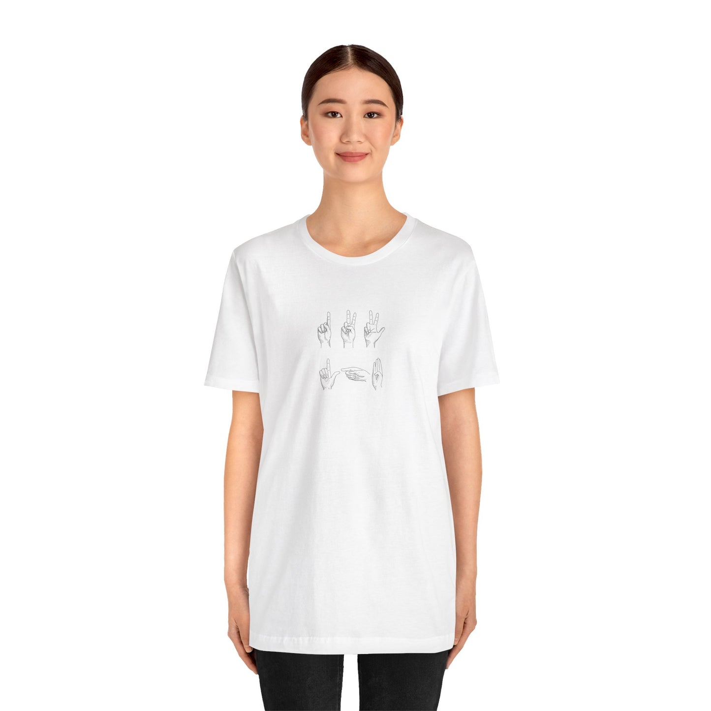 123 LGB ASL UNISEX Shirt Template