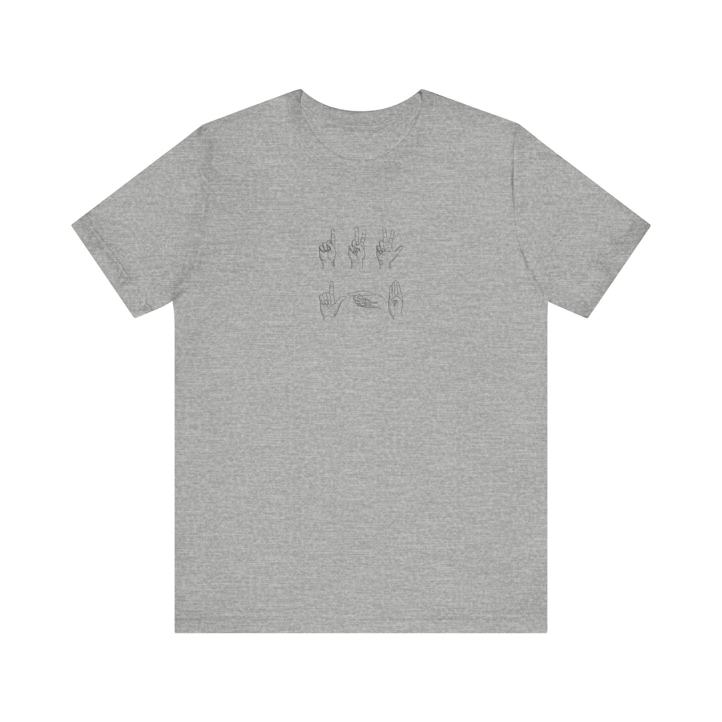 123 LGB ASL UNISEX Shirt Template